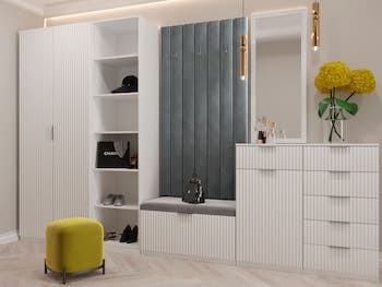 Зеркало Валенсия ,белый  