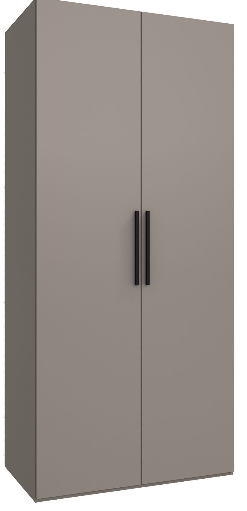 Шкафы распашные двухдверные с полками